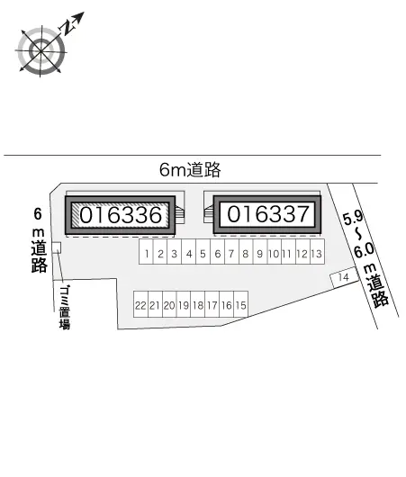 ★手数料０円★八戸市湊高台５丁目 月極駐車場